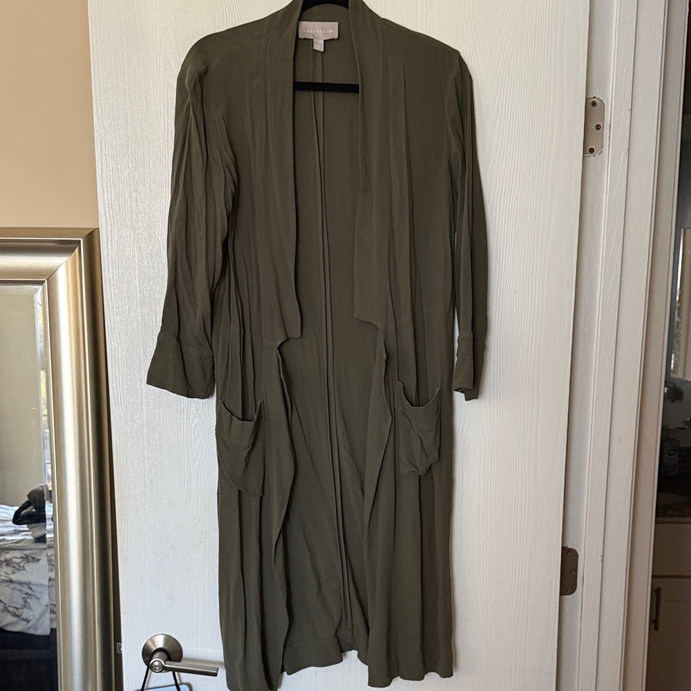 Chelsea28 Olive Utility Duster